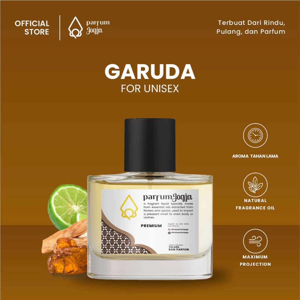 Parfum Jogja Malioboro - GARUDA - Premium - EDP - Woody & Warm Spicy - Parfum Jogja