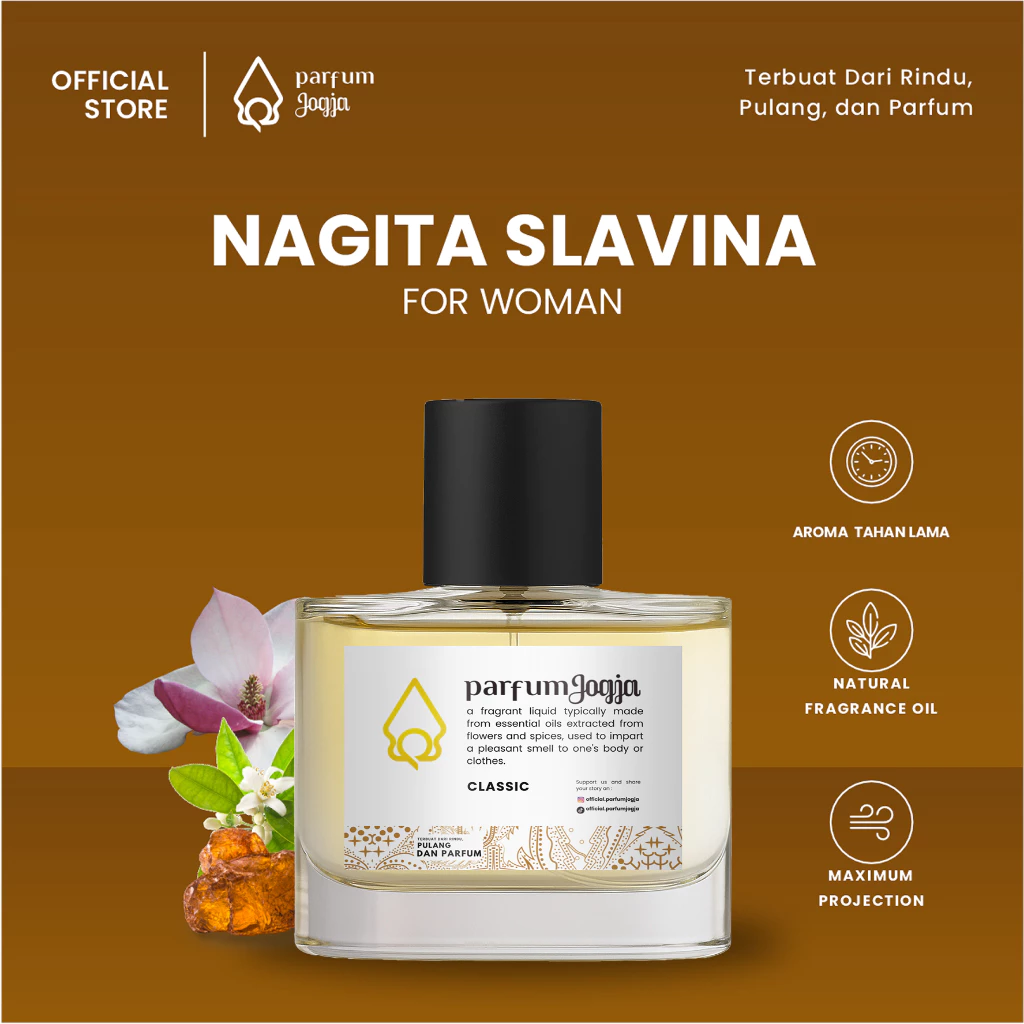 Parfum Jogja Malioboro - NAGITA SLAVINA - Classic - EDP - Aroma Floral & Sensual - Parfum Jogja
