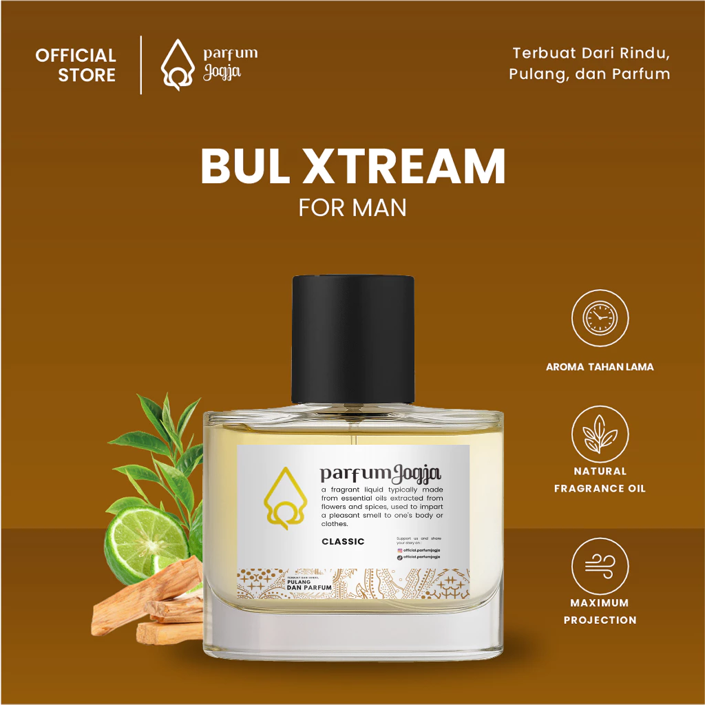 Parfum Jogja Malioboro - BUL XTREAM - Classic - EDP - Aroma Intens & Maskulin - Parfum Jogja
