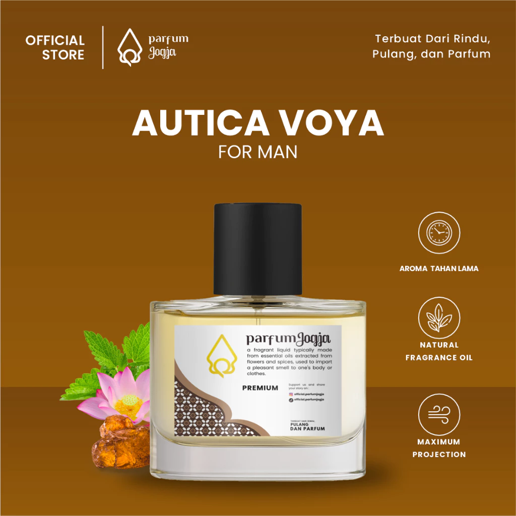 Prafum Jogja Malioboro - AUTICA VOYA - Premium- Aroma Eksklusif & Tahan Lama - Parfum Jogja