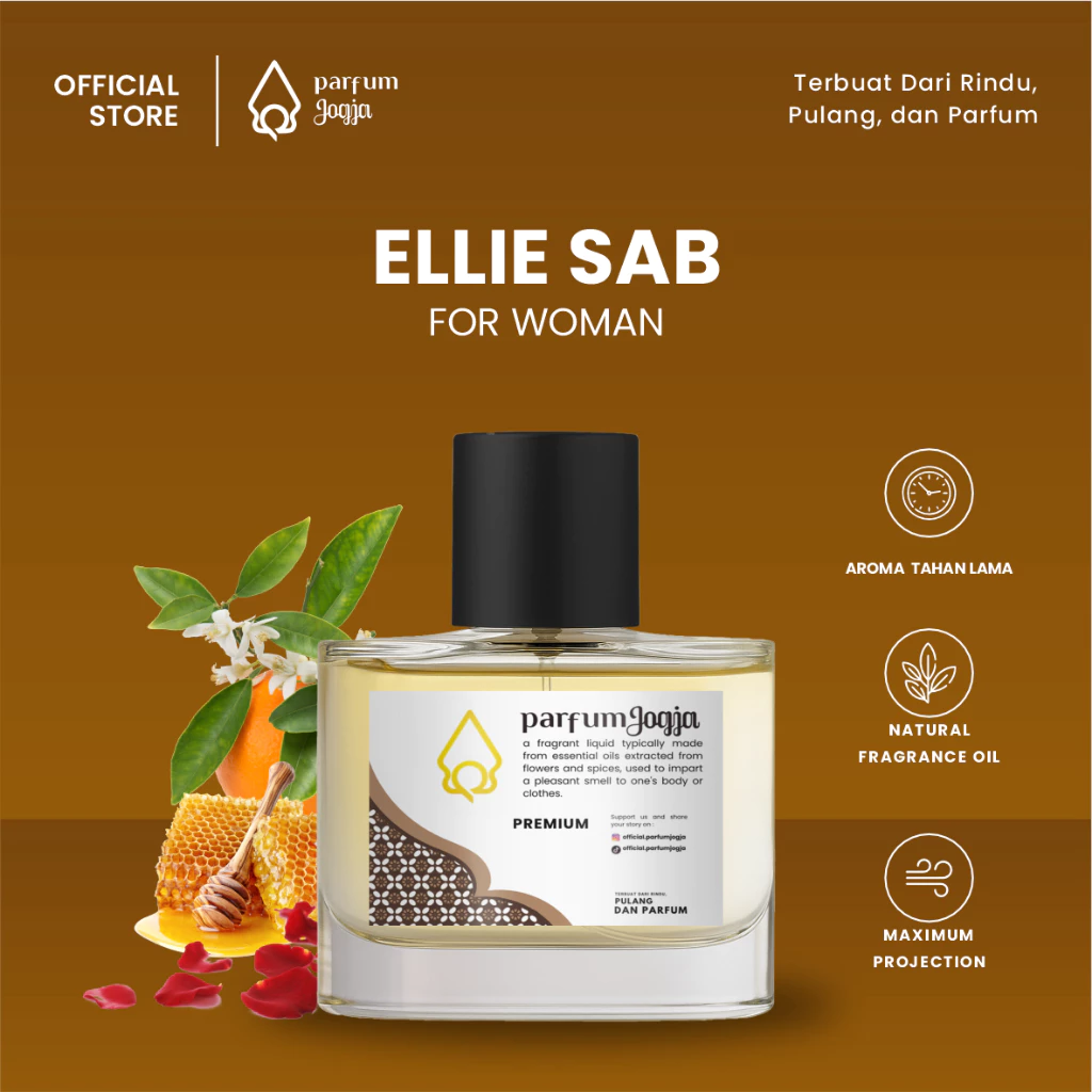 Parfum Jogja Malioboro - ELLIE SAB - Premium - EDP - Aroma Manis & Mewah - Parfum Jogja