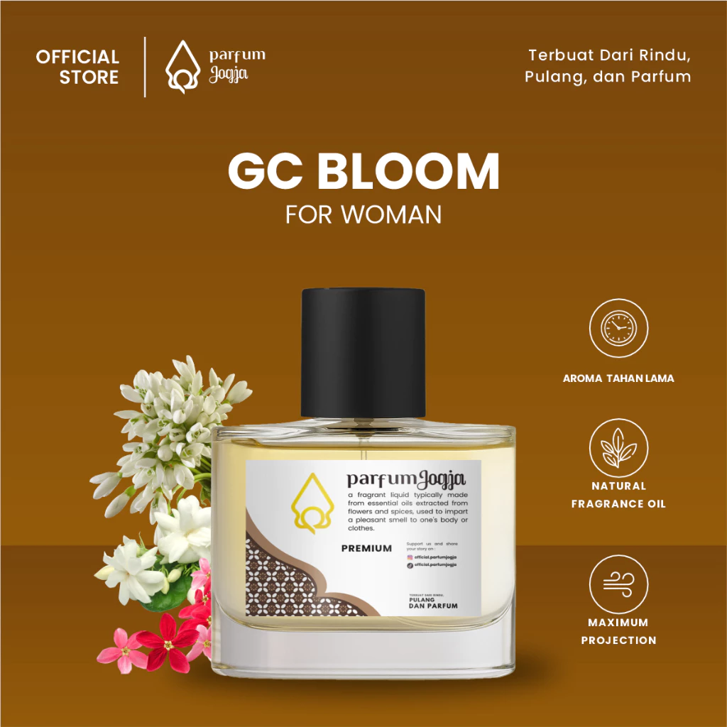 Parfum Jogja Malioboro - G BLOOM - Premium - EDP - Aroma Floral & Anggun - Parfum Jogja